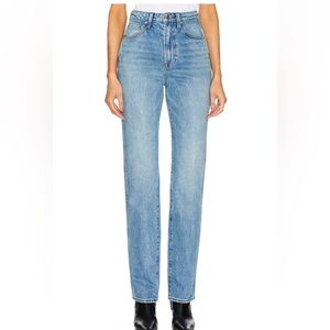 GRLFRND Light Blue Straight Leg Jeans